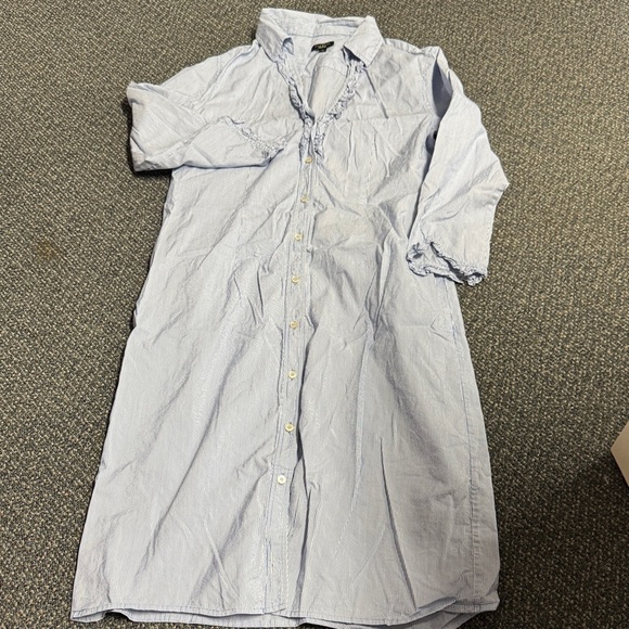 Talbots striped button down dress size 6 // 072535 - Picture 1 of 2